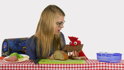 Folge 19: Ein Pausenbrot für Socke · Deutsch mit Socke