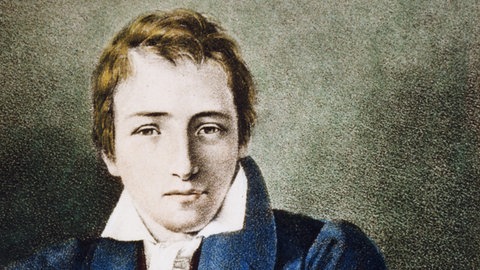 Heinrich Heine auf einem Gemälde von Oppenheim aus dem Jahr 1831