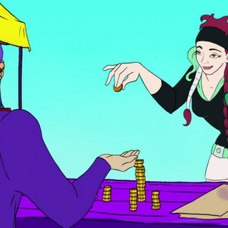 Mona leiht und legt an · Mona Monete