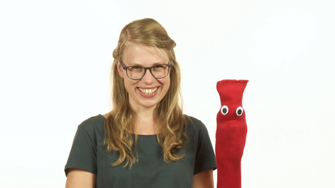Folge 01: Wie heißt du? · Deutsch mit Socke