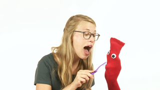 Folge 03: Zähne putzen · Deutsch mit Socke