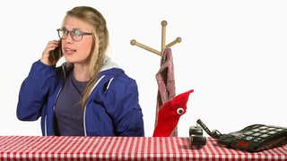 Folge 34: Socke telefoniert · Deutsch mit Socke