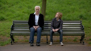 With Terry Deary and Huck · My Hero