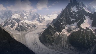 Die Gletscher des Mont Blanc