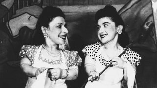 Die kleinwüchsige Perla Ovitz (rechts im Bild) kommt während des Nationalsozialismus mit ihrer Familie nach Auschwitz. Die Nazis missbrauchen sie für Experimente.