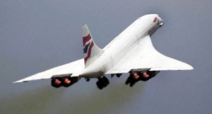 Deltaflügel der Concorde