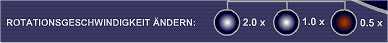 Tasten "Rotationsgeschwindigkeit"