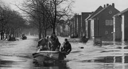 Überflutung der Stadt Hamburg im Jahr 1962