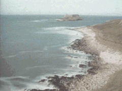 Springflut in der Bretagne