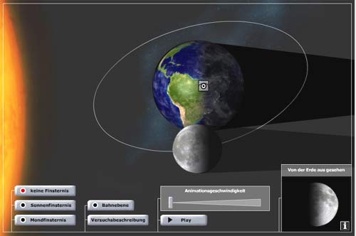 Interaktive Mondsimulation