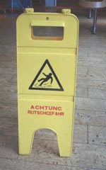 Rutschgefahr